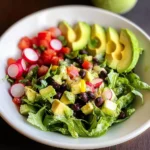 Mexican Chopped Salad with Honey-Lime Dressing