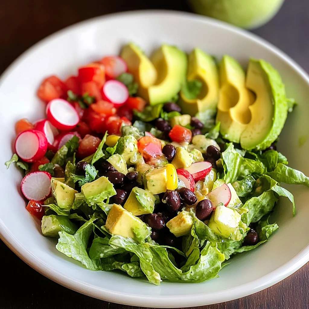 Mexican Chopped Salad with Honey-Lime Dressing