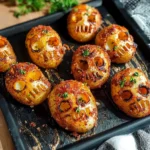 Spooky Halloween Skull Potatoes